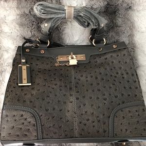 Elegant Gray Shoulder Bag